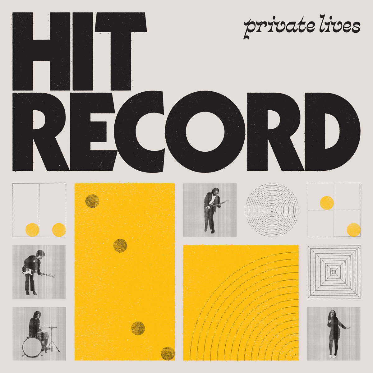 Cover of album "Hit Record" by band "Private Lives"